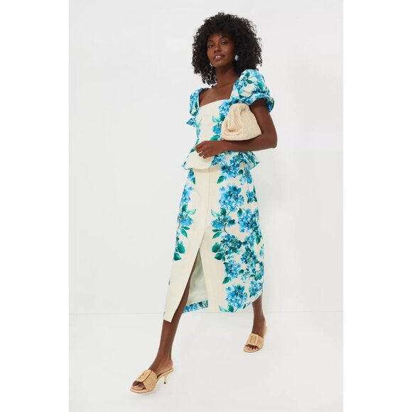 NWT Tuckernuck Water's Edge Hydrangea Kennedy Skirt, 3XL - Picture 2 of 2